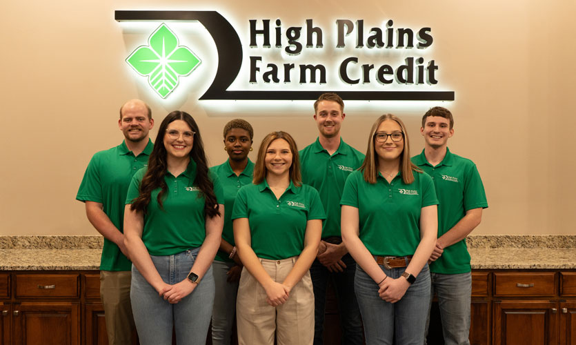 Group photo depicting members of the 2023-2024 High Plains Farm Credit Student Board of Directors
