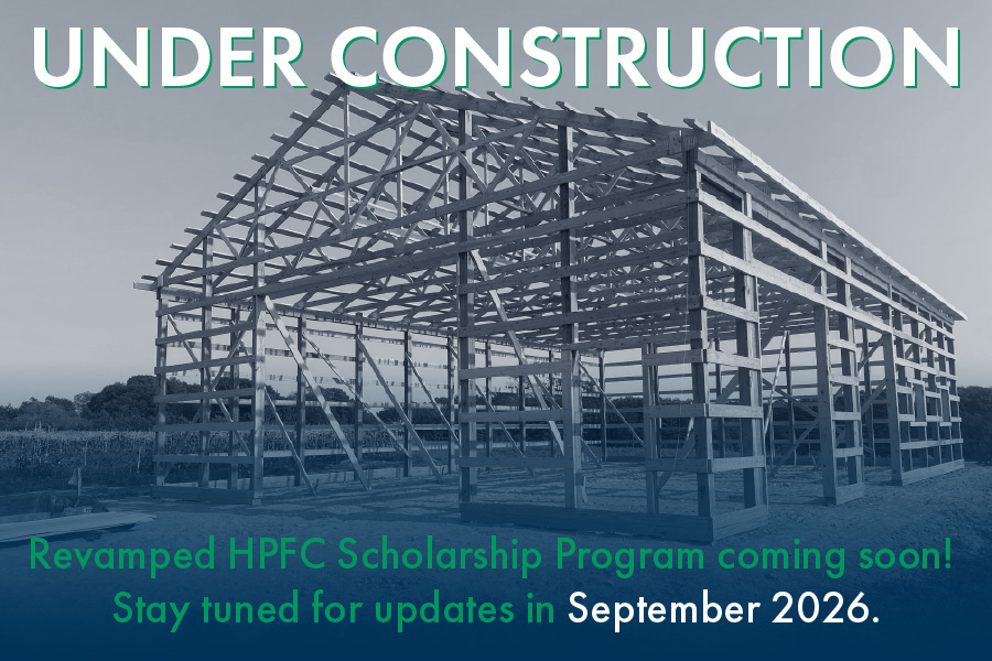 Like this agricultural barn in front of a corn field, the High Plains Farm Credit Scholarship Program is under construction. Details of the revamped program will be available in September 2026.